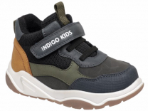 55-0300B 25-2,26-2,27-2,28-2,29-2 Indigo kids Ботинки Повсед Оксфорд Иск.мат, Байка/Флис, ТЭП В/О Муж