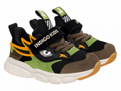 90-283F 24-2,25-2,26-2,27-2,28-2,29-2 Indigo kids П/ботинки Актив.отдых Кроссовки Иск.мат, Текстиль, ЭВА В/О Муж