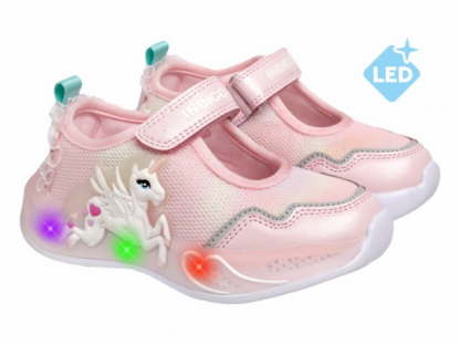 90-527A 26-2,27-2,28-2,29-2,30-2,31-2 Indigo kids Туфли Актив.отдых Mary Jane Иск.мат, Текстиль, ЭВА Лето жен