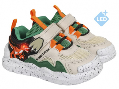 90-520C3 25-2,26-2,27-2,28-2,29-2,30-2 Indigo kids П/ботинки Актив.отдых Кроссовки Иск.мат, Текстиль, ЭВА В/О Муж