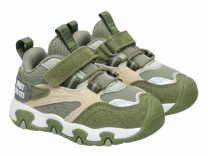 90-660D2 Олив 24-2,25-2,26-2,27-2,28-2 Indigo kids П/ботинки Актив.отдых Кроссовки Иск.мат, Текстиль, ЭВА / ТЭП В/О Муж