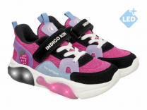 92-029B2 Фук 26-2,27-2,28-2,29-2,30-2,31-2 Indigo kids П/ботинки Актив.отдых Кроссовки Иск.мат, Текстиль, ЭВА / ТЭП В/О жен