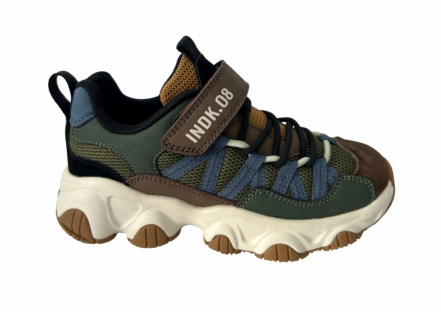 92-059B 29-2,30-2,31-2,32-2,33-2,34-2 Indigo kids П/ботинки Актив.отдых Кроссовки Иск.мат, Текстиль, ЭВА / ТЭП В/О Муж