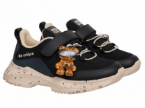 92-079C2 Чёрный / бежевый 30-2,31-2,32-2,33-2,34-2,35-2 Indigo kids П/ботинки Актив.отдых Кроссовки Иск.мат, Текстиль, ЭВА В/О жен