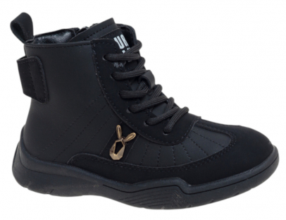 R588695758BK СКАЗКА Черный Девочка Иск.кожа Байка 27-32 111111