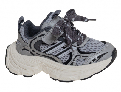 R253613286GR СКАЗКА Серый Девочка Иск.кожа Текстиль 26-31 111111