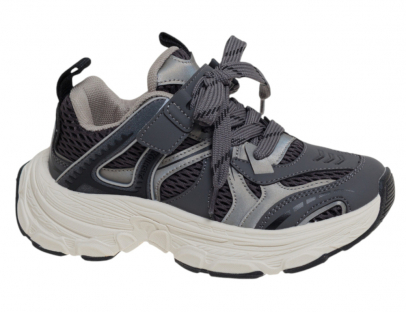 R253614001DGR СКАЗКА Темно серый Мальчик Иск.кожа Текстиль 32-37 111111