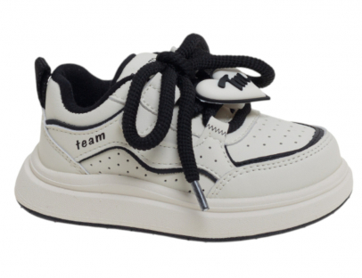 R266512148W/BK СКАЗКА Белый/Черный Девочка Иск.кожа Текстиль 22-26 22222