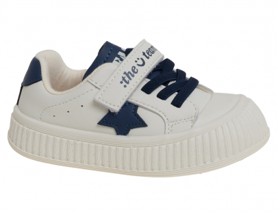 R893212166W/DB СКАЗКА Белый/Темно синий Мальчик Иск.кожа Текстиль 22-26 22222