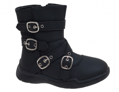 R588695757BK СКАЗКА Черный Девочка Иск.кожа Байка 27-32 111111