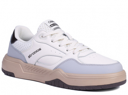 C3896-16 Беж 41-1,42-2,43-2,44-2,45-1 Strobbs П/ботинки Актив.отдых Кроссовки Нат.кожа, Текстиль, ЭВА,ТПР В/О Муж