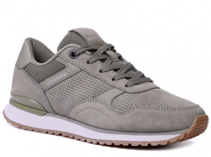 F7717-19 хаки 36-1,37-1,38-2,39-2,40-2 Strobbs П/ботинки Актив.отдых Кроссовки Нат.кожа, Текстиль, ЭВА,Резина,ТПУ вставка В/О жен