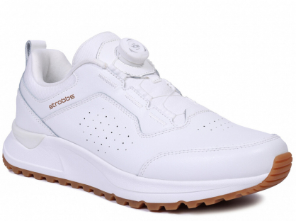 C3877-6 Бел 41-1,42-2,43-2,44-2,45-1 Strobbs П/ботинки Актив.отдых Кроссовки Нат.кожа, Текстиль, ЭВА,Резина,ТПУ вставка В/О Муж