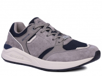 C3862-2 Сер 41-1,42-2,43-2,44-2,45-1 Strobbs П/ботинки Актив.отдых Кроссовки Нат.кожа, Текстиль, ЭВА,Резина,ТПУ вставка В/О Муж