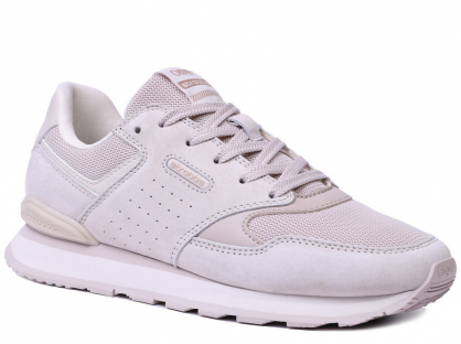 F7711-9 Пудровый 36-1,37-1,38-2,39-2,40-1,41-1 Strobbs П/ботинки Актив.отдых Кроссовки Нат.кожа, Текстиль, ЭВА,Резина,ТПУ вставка В/О жен