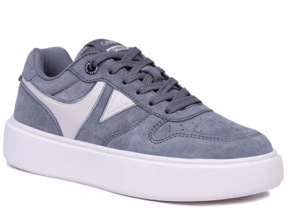 F7708-10 Сер 36-1,37-1,38-2,39-2,40-1,41-1 Strobbs П/ботинки Актив.отдых Кроссовки Нат.кожа, Текстиль, ЭВА В/О жен