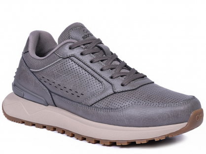 C3849-10 Сер 41-1,42-2,43-2,44-2,45-1 Strobbs П/ботинки Актив.отдых Кроссовки Нат.кожа, Текстиль, ЭВА,Резина,ТПУ вставка В/О Муж