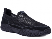 C3850-3 Чёр 41-1,42-2,43-2,44-2,45-1 Strobbs П/ботинки Актив.отдых Слипоны Текстиль, Текстиль, Резина Лето Муж