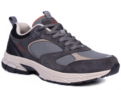 C3861-1 Сер 41-1,42-2,43-2,44-2,45-1 Strobbs П/ботинки Актив.отдых Кроссовки Нат.кожа, Текстиль, ЭВА,ТПР,ТПУ вставка В/О Муж