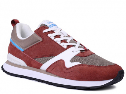 C3879-17 Мультиколор 41-1,42-2,43-2,44-2,45-1 Strobbs П/ботинки Актив.отдых Кроссовки Нат.кожа, Текстиль, ЭВА,Резина,ТПУ вставка В/О Муж