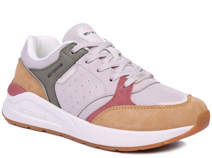 F7712-9 Мультиколор 36-1,37-1,38-2,39-2,40-1,41-1 Strobbs П/ботинки Актив.отдых Кроссовки Нат.кожа, Текстиль, ЭВА,Резина,ТПУ вставка В/О Муж