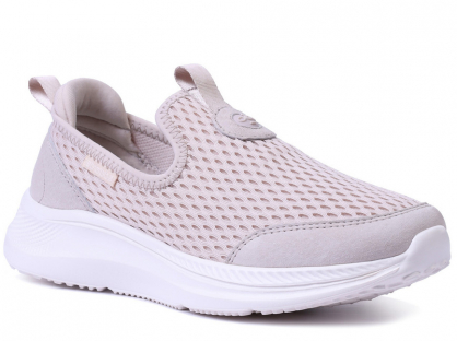 F7722-9 Пудровый 36-1,37-1,38-2,39-2,40-1,41-1 Strobbs П/ботинки Актив.отдых Кроссовки Текстиль, Без подклада, ЭВА Лето жен