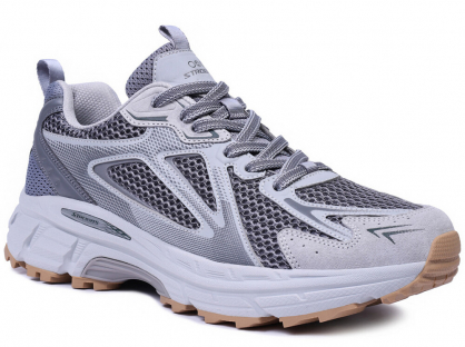 C3886-10 Сер 41-1,42-2,43-2,44-2,45-1 Strobbs П/ботинки Актив.отдых Кроссовки Иск.мат, Текстиль, ЭВА,Резина,ТПУ вставка В/О Муж