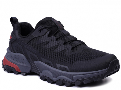 C3906-3 Чёр 41-1,42-2,43-2,44-2,45-1 Strobbs П/ботинки Актив.отдых Кроссовки Иск.мат, Текстиль, ЭВА,Резина,ТПУ вставка В/О Муж