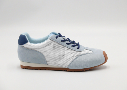 F7795-5 Белый/Голубой 36-1,37-2,38-2,39-2,40-1 Strobbs П/ботинки Актив.отдых Кроссовки Иск.мат, Без подклада, Резина Лето жен