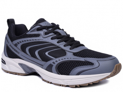 G3921-1 Чёр 46-3,47-3,48-2 Strobbs П/ботинки Актив.отдых Кроссовки Текстиль, Текстиль, ЭВА,Резина,ТПУ вставка В/О Муж