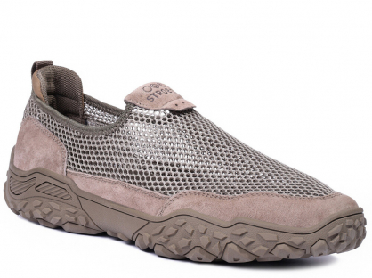 B3850-19 хаки 40-2,41-2,42-2,43-2 Strobbs П/ботинки Актив.отдых Слипоны Текстиль, Без подклада, Резина Лето Муж