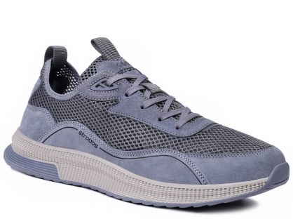 B3859-1 Сер 40-2,41-2,42-2,43-2 Strobbs П/ботинки Актив.отдых Кроссовки Иск.мат, Без подклада, Резина Лето Муж