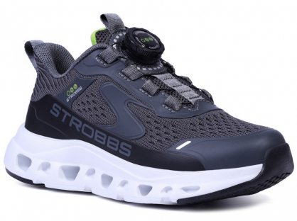 N1795-1 Сер 31-1,32-1,33-2,34-2,35-2 Strobbs П/ботинки Актив.отдых Кроссовки Иск.мат, Текстиль, ЭВА,ТПР В/О Муж