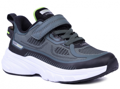 N1798-19 хаки 31-1,32-1,33-2,34-2,35-2 Strobbs П/ботинки Актив.отдых Кроссовки Иск.мат, Текстиль, ЭВА,ТПР В/О Муж