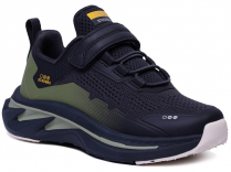 N1801-2 Син 31-1,32-1,33-2,34-2,35-2 Strobbs П/ботинки Актив.отдых Кроссовки Иск.мат, Текстиль, ЭВА,ТПР В/О Муж