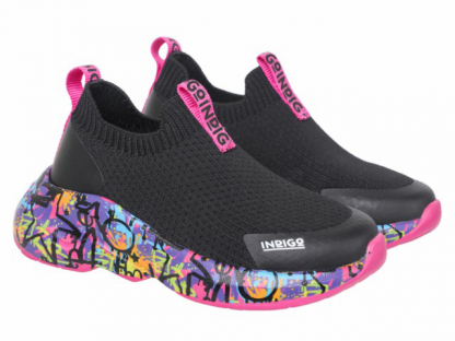 94-025N3 30-1,31-1,32-1,33-1,34-1,35-1,36-1,37-1 Indigo kids П/ботинки Актив.отдых Слипоны Текстиль, Текстиль, ЭВА Лето жен