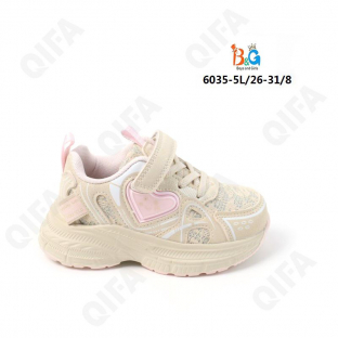 RC51_6035-5L Беж 26-1,27-1,28-2,29-2,30-1,31-1 Boys and Girls П/ботинки Актив.отдых Кроссовки Иск.мат, Текстиль, ЭВА (EVA-Этиленвинилацетат) В/О жен