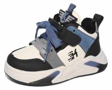 F22767 Чёр 32-1,33-1,34-1,35-1,36-1,37-1 Капитошка Ботинки Актив.отдых Кроссовки Иск.мат, Байка/Флис, ЭВА В/О Муж