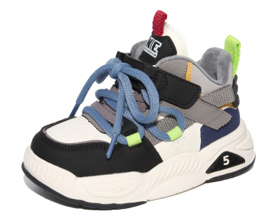 F22777 Чёр 26-1,27-1,28-1,29-1,30-1,31-1 Капитошка Ботинки Актив.отдых Кроссовки Иск.мат, Байка/Флис, ЭВА В/О Муж