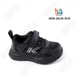 RC51_6036_M-2A Чёр 26-1,27-1,28-2,29-2,30-1,31-1 Boys and Girls П/ботинки Актив.отдых Кроссовки Иск.мат, Текстиль, ЭВА (EVA-Этиленвинилацетат) В/О Муж
