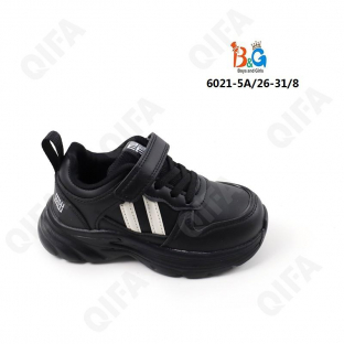 RC51_6021-5A Чёр 26-1,27-1,28-2,29-2,30-1,31-1 Boys and Girls П/ботинки Актив.отдых Кроссовки Иск.мат, Текстиль, ЭВА (EVA-Этиленвинилацетат) В/О Муж