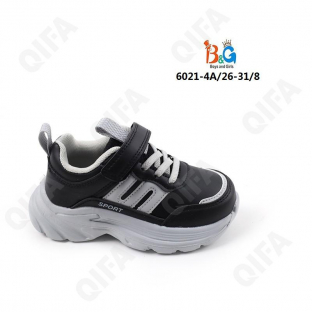 RC51_6021-4A Чёр 26-1,27-1,28-2,29-2,30-1,31-1 Boys and Girls П/ботинки Актив.отдых Кроссовки Иск.мат, Текстиль, ЭВА (EVA-Этиленвинилацетат) В/О Муж