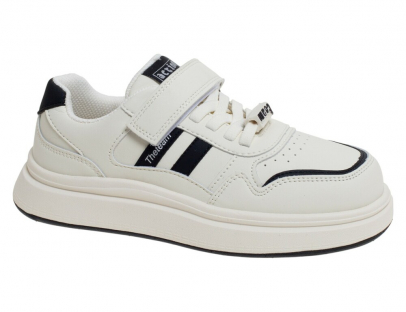 R266514158W/BK белый/черный 33-1,34-2,35-2,36-2,37-1 Сказка П/ботинки Актив.отдых Кроссовки Иск.мат, Текстиль В/О жен