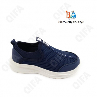 RC51_6075-7B Син 32-1,33-1,34-2,35-2,36-1,37-1 Boys and Girls П/ботинки Актив.отдых Слипоны Текстиль, Текстиль, ЭВА (EVA-Этиленвинилацетат) Лето Муж