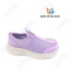 RC51_W6075-7F Фиол 32-1,33-1,34-2,35-2,36-1,37-1 Boys and Girls П/ботинки Актив.отдых Слипоны Текстиль, Текстиль, ЭВА (EVA-Этиленвинилацетат) Лето жен
