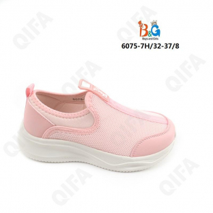 RC51_W6075-7H Роз 32-1,33-1,34-2,35-2,36-1,37-1 Boys and Girls П/ботинки Актив.отдых Слипоны Текстиль, Текстиль, ЭВА (EVA-Этиленвинилацетат) Лето жен