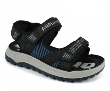 AL 17495 Син 36-1,37-1,38-1,39-1,40-1,41-1 Antilopa Туфли Актив.отдых Сандалии Текстиль, Текстиль Лето Муж