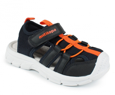 AL 17855 Син 32-1,33-1,34-1,35-1,36-1,37-1 Antilopa Туфли Актив.отдых Сандалеты Текстиль, Текстиль Лето Муж