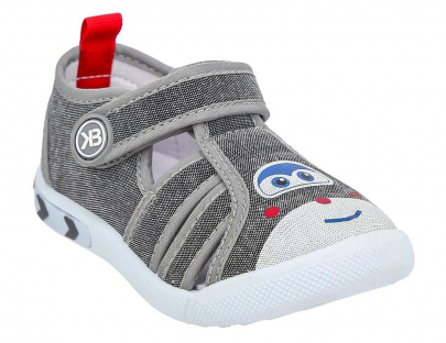 ABE_1028-2_grey 23-1,24-1,25-1,26-1,27-1 Kedberry П/ботинки Повсед Сандалеты Текстиль, Текстиль, Текстиль(80% хлопок, 20% ПЭ) Лето Муж