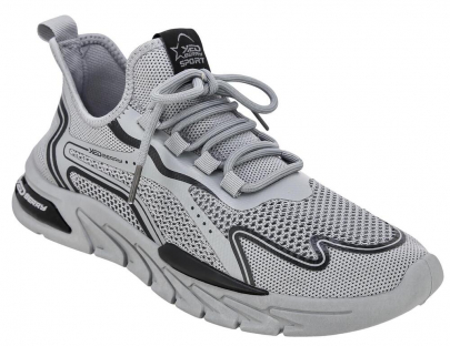 DQX_1132-08_grey 39-2,40-2,41-2,42-2 Kedberry П/ботинки Актив.отдых Кроссовки Текстиль, Без подклада, Текстиль(100% ПЭ) Лето Муж